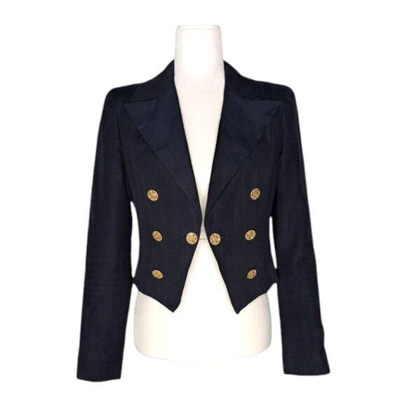 Chanel 2010 Cruise Collection double breasted blazer jacket CC gold buttons FR40 - Picture 13 of 13